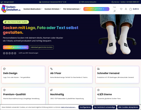 Vorschau von Personalisierte Socken online gestalten