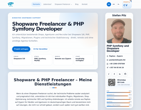 Vorschau von Stefan Pilz - Webentwicklung & E-Commerce