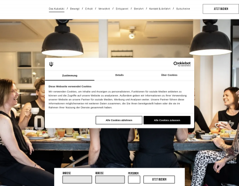 Website-Vorschau von Das Kubatzki Hotelgesellschaft mbH