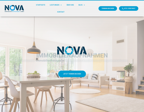 Website-Vorschau von NOVA Immobilienaufnahmen GmbH