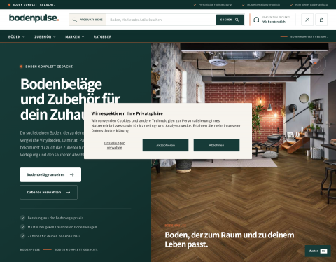 Website-Vorschau von bodenpulse