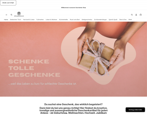 Vorschau von Geschenkeshop im Web: www.tolle-geschenk