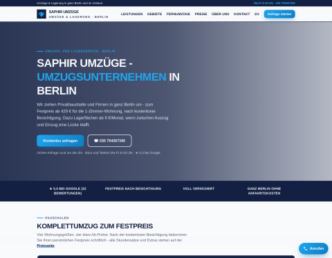 Vorschau von Saphir Umzüge