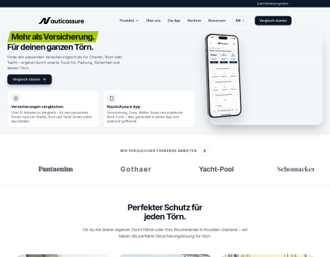Anteprima di NauticAssure – Boots- und Charterversicherungen