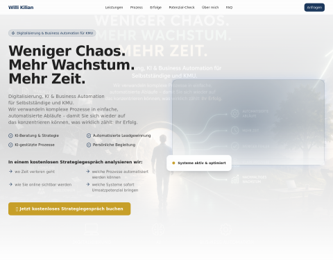 Website-Vorschau von Erfahrung trifft Digitalisierung