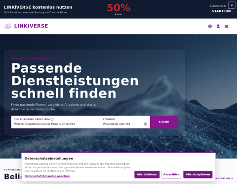 Website-Vorschau von LINKiVERSE
