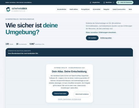 Website-Vorschau von Sicherheitsblick.de