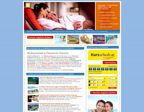 Website-Vorschau von Alle Thermen in Österreich