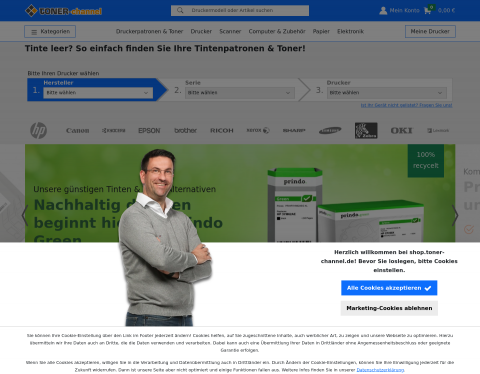 Vorschau von Drucker Tintenpatronen