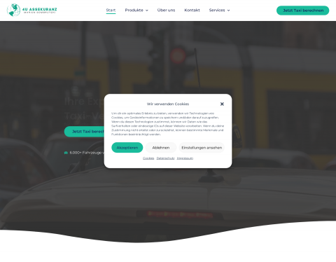 Website-Vorschau von 4 U Assekuranzmakler