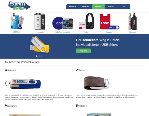 Vorschau von USB-Sticks als Werbegeschenk