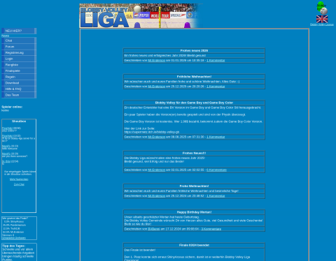 Website-Vorschau von Die Blobby Volley Liga