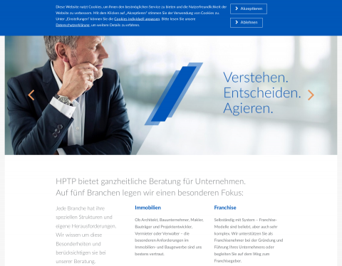 Website-Vorschau von HPTP GmbH Steuerberatungsgesellschaft