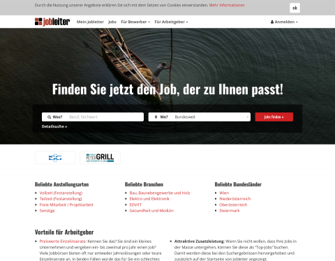 Website-Vorschau von jobleiter.at