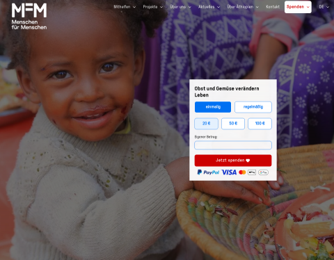 Website-Vorschau von Menschen für Menschen