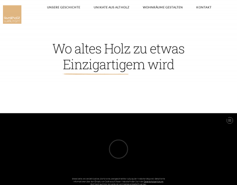 Website-Vorschau von Altholz-Tischlerei Robert Greisberger