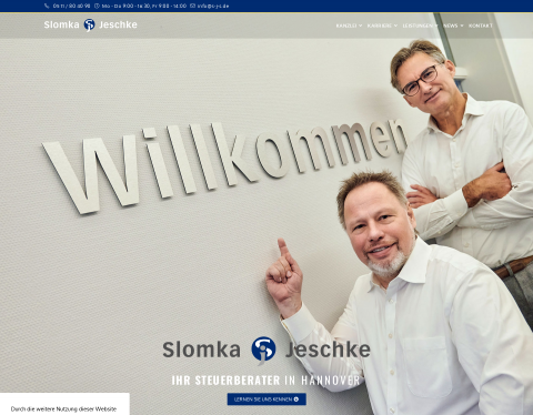 Website-Vorschau von Steuerberatung Jürgen Jeschke