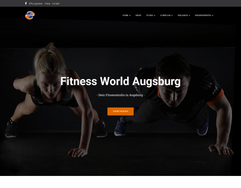 Website-Vorschau von Albert Hammermüller, Fitness World e. K