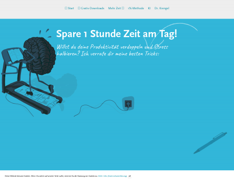 Website-Vorschau von Zeitmanagement & Lernen lernen Expertent