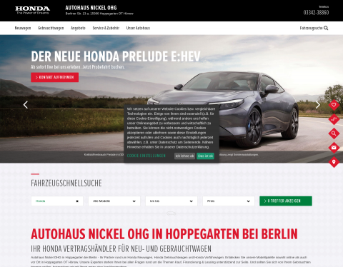 Vorschau von Honda Autohaus Nickel OHG