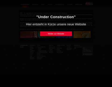 Website-Vorschau von P&M ? Ihr Spezialist für 3-dimensionales Marketing