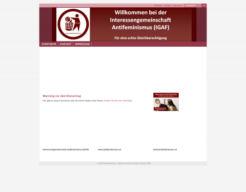 Website-Vorschau von IG-Antifeminismus (IGAF)