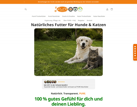 Vorschau von pure Naturfutter - biologisch artge
