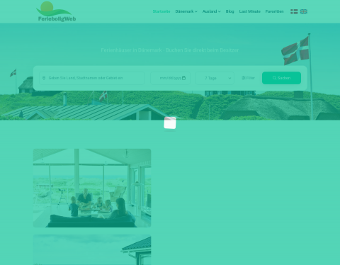 Website-Vorschau von Private Ferienhäuser in Dänemark