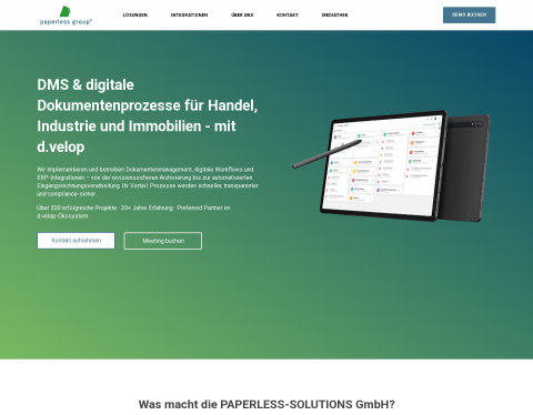 Website-Vorschau von Elektronische Archivierung