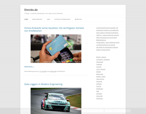 Website-Vorschau von Dimido IT