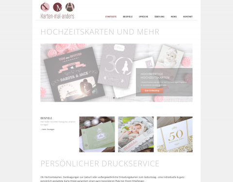 Website-Vorschau von Karten-mal-anders Hochzeitskarten