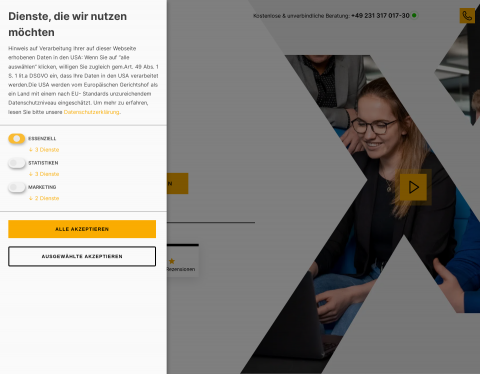 Website-Vorschau von Adwords Optimierung