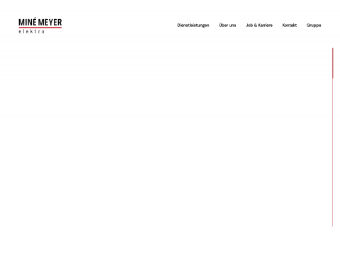 Website-Vorschau von Mine Meyer Elektro AG, Luzern