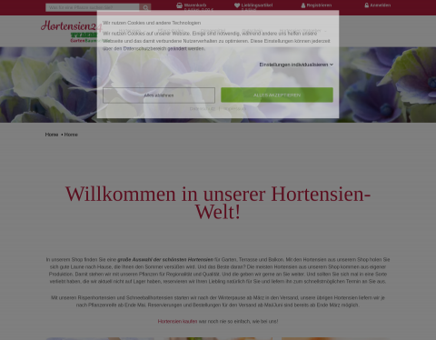 Vorschau von Deutschlands größter Hortensienauss