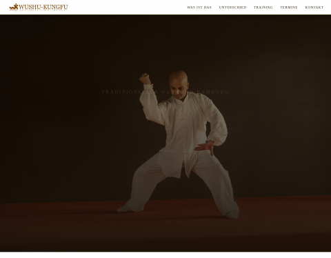 Website-Vorschau von Wushu Kung Fu Hamburg