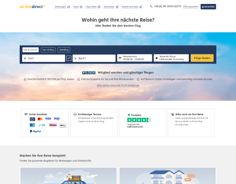 Vorschau von Airline Direct - Billig Flüge