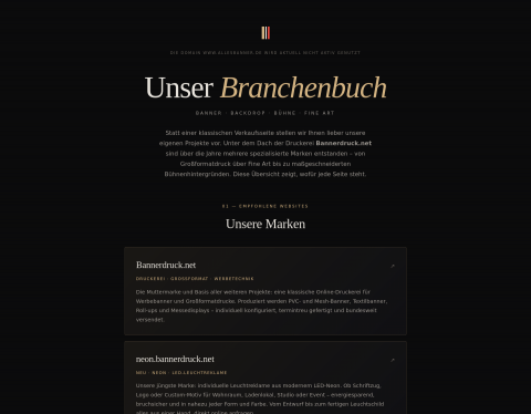 Website-Vorschau von allesbanner