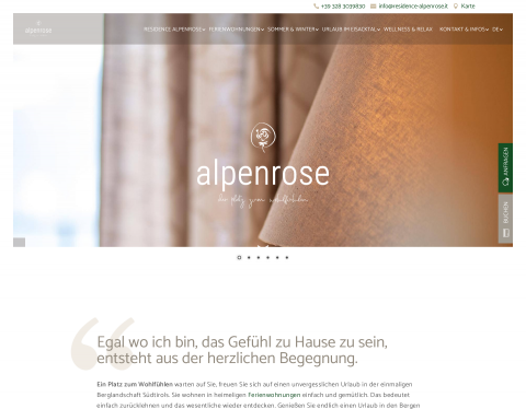 Website-Vorschau von Appartement-Haus in Brixen