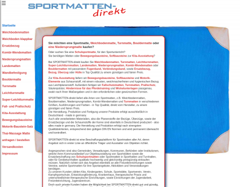 Vorschau von SPORTMATTEN direkt vom Hersteller