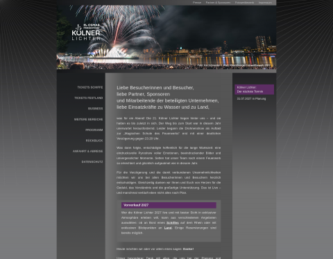 Website-Vorschau von Koelner Lichter