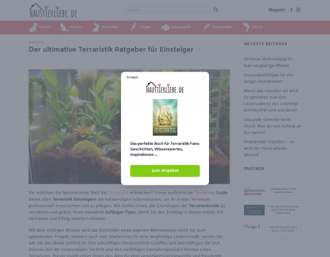 Website-Vorschau von MD-Terraristik Amazing Reptiles