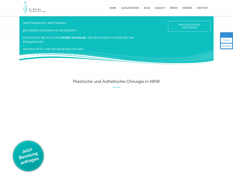 Website-Vorschau von Plastische und Ästhetische Chirurgi