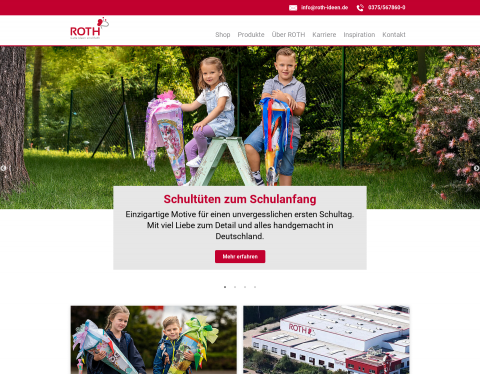 Website-Vorschau von Hochzeitskarten