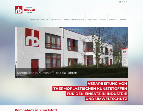 Website-Vorschau von Helmut Breuer GmbH - Kunststoffe