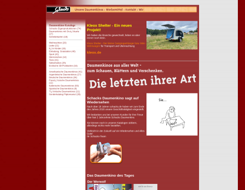 Website-Vorschau von Außergewöhnliche Geschenke