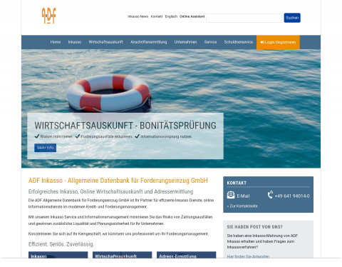 Website-Vorschau von Wirtschaftsauskunft & Bonitätsprüfung