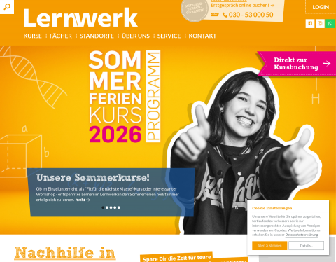 Website-Vorschau von Lernwerk GmbH