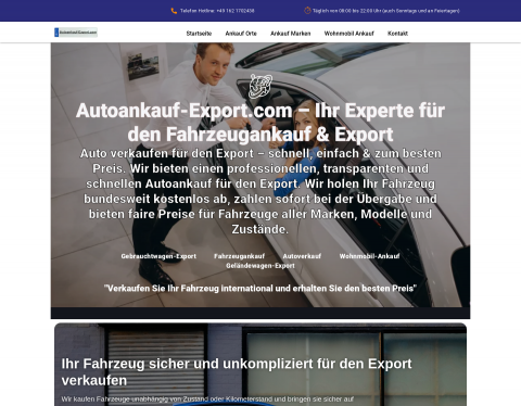 Website-Vorschau von Autohaus