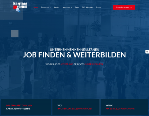 Website-Vorschau von Karriereforum Karrieremesse