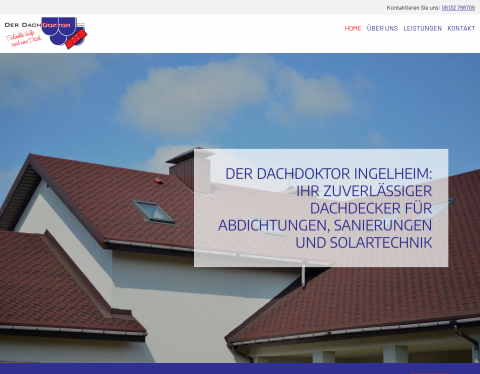 Website-Vorschau von Der Dachdoktor